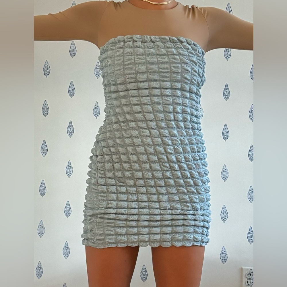 Size 2 Princess Polly Blue Mini Dress